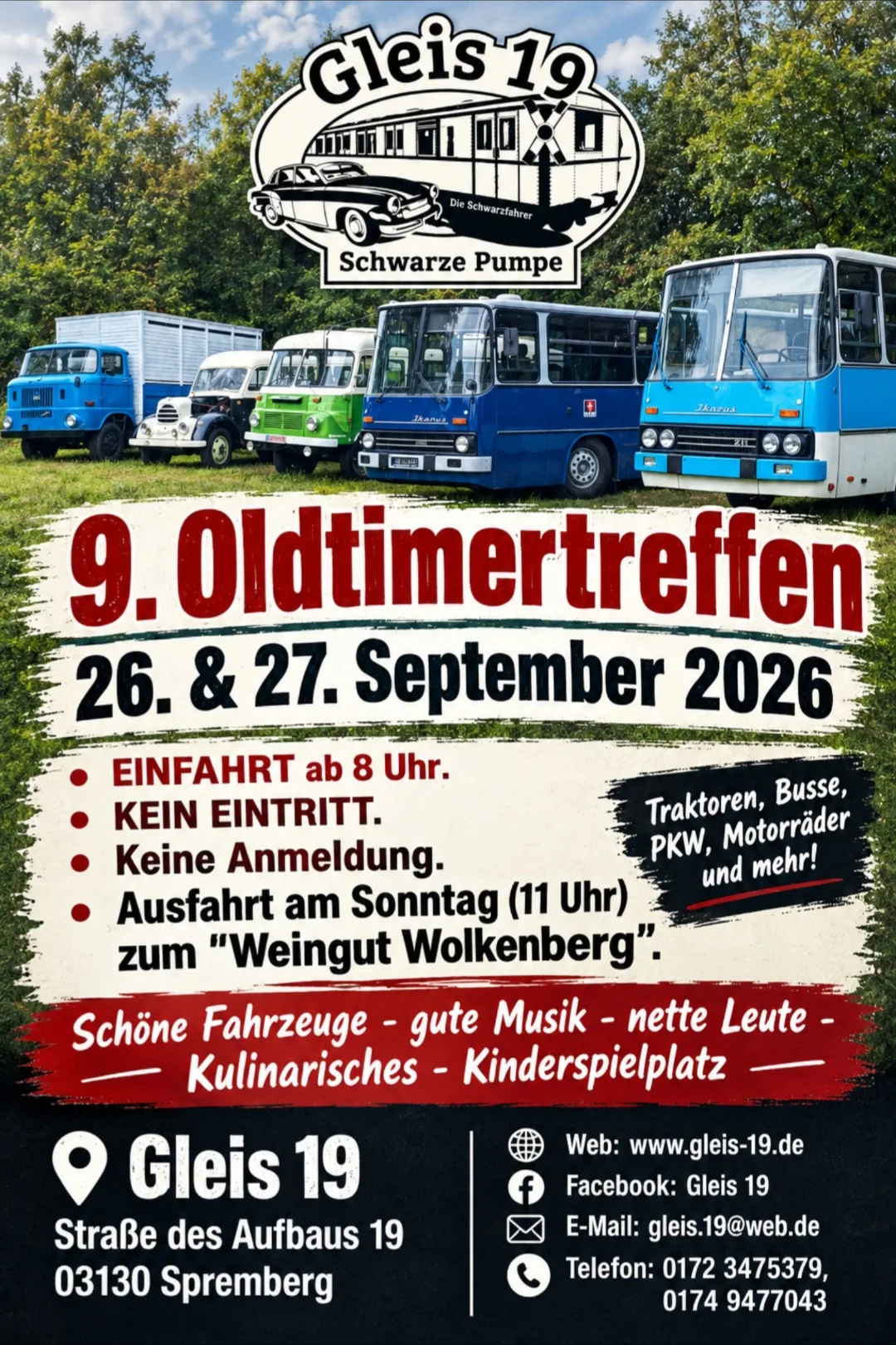 9. OLDTIMERTREFFEN am GLEIS 19_Spremberg