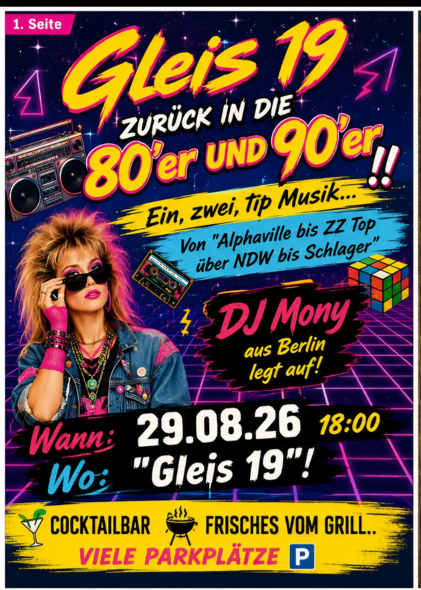SOMMER-OLDIE- & SCHLAGERABEND am GLEIS 19